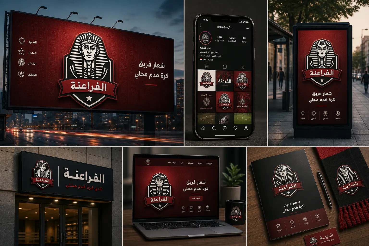 Pharaohs FC — شعار وقميص فريق — القاهرة